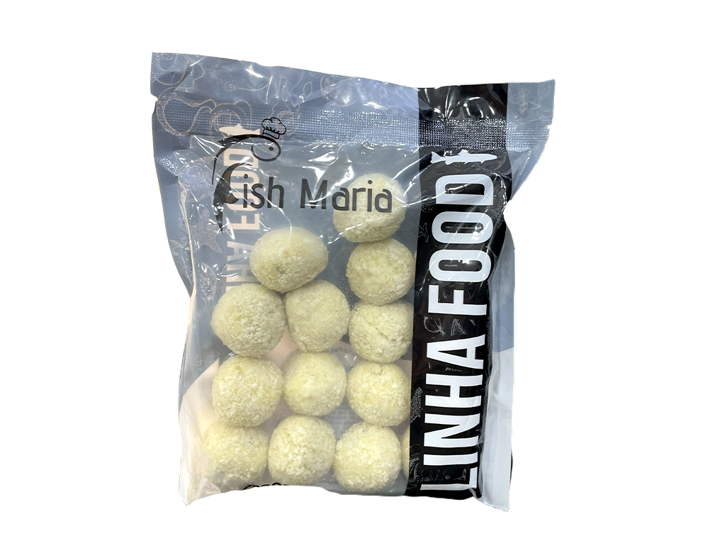 BOLINHO DE BACALHAU CONGELADO FISH MARIA 250 G (CX 20 PCT)